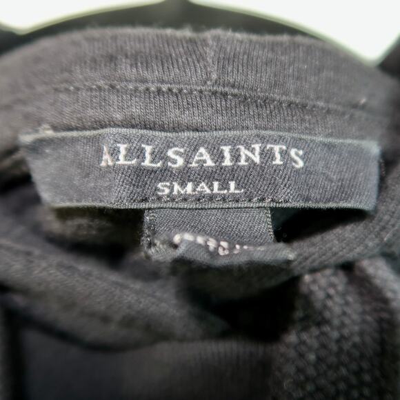 ALLSAINTS Skyla Pullover Hoodie 2025 Small Drop Crop Shoulder Gorpcore - Picture 4 of 4